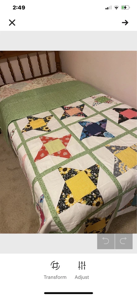 Edredón Full Twin Friendship Star Foto 2 de 3