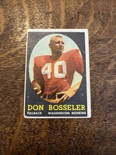 1958 TOPPS #132 DON BOSSELER RC Rookie Card Low Grade. rookie card picture