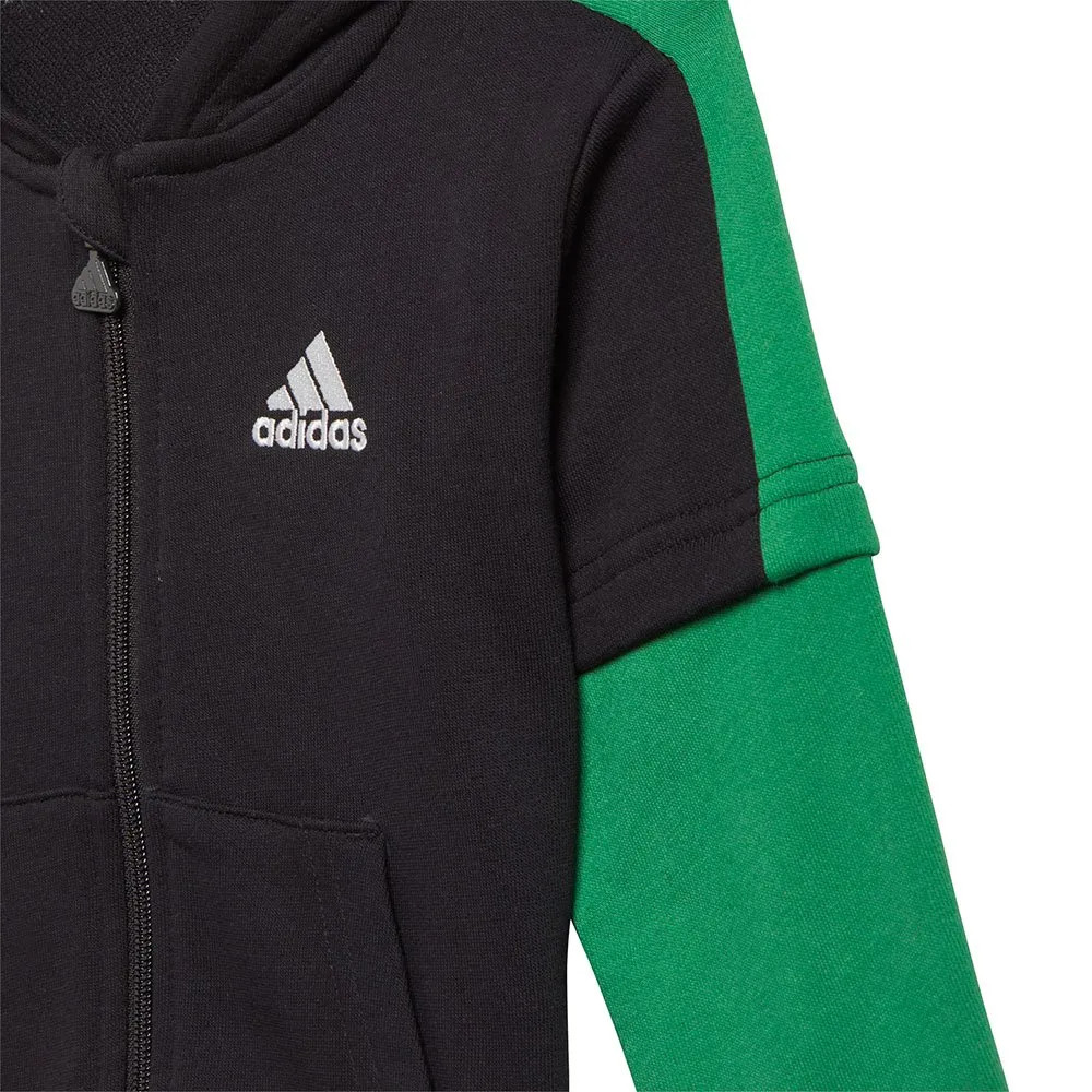 BOYS ADIDAS TRACKSUIT BOTTOMS TOP INFANT FLEECE HOODIE JACKET JOGGERS SIZE 2-3 image 5