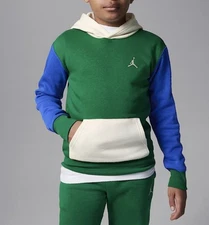 NIKE AIR JORDAN Hoodie Joggers Colorblock Fleece 2 Pc Set Sz 5 & 6:  NWT 