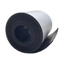 Solid Rubber Sheet with Adhesive 1/16 (.062) Thick X 4 Wide X 10'long, Solid Rub