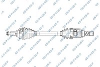 GSP Antriebswelle Hinten Links FüR Renault Twingo III Smart Fortwo Coupe