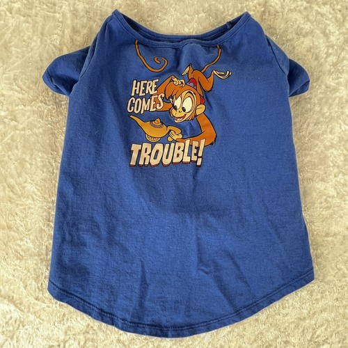 Disney Tails Dog Shirt - Abu - 'Here Comes Trouble" Dog Size XL