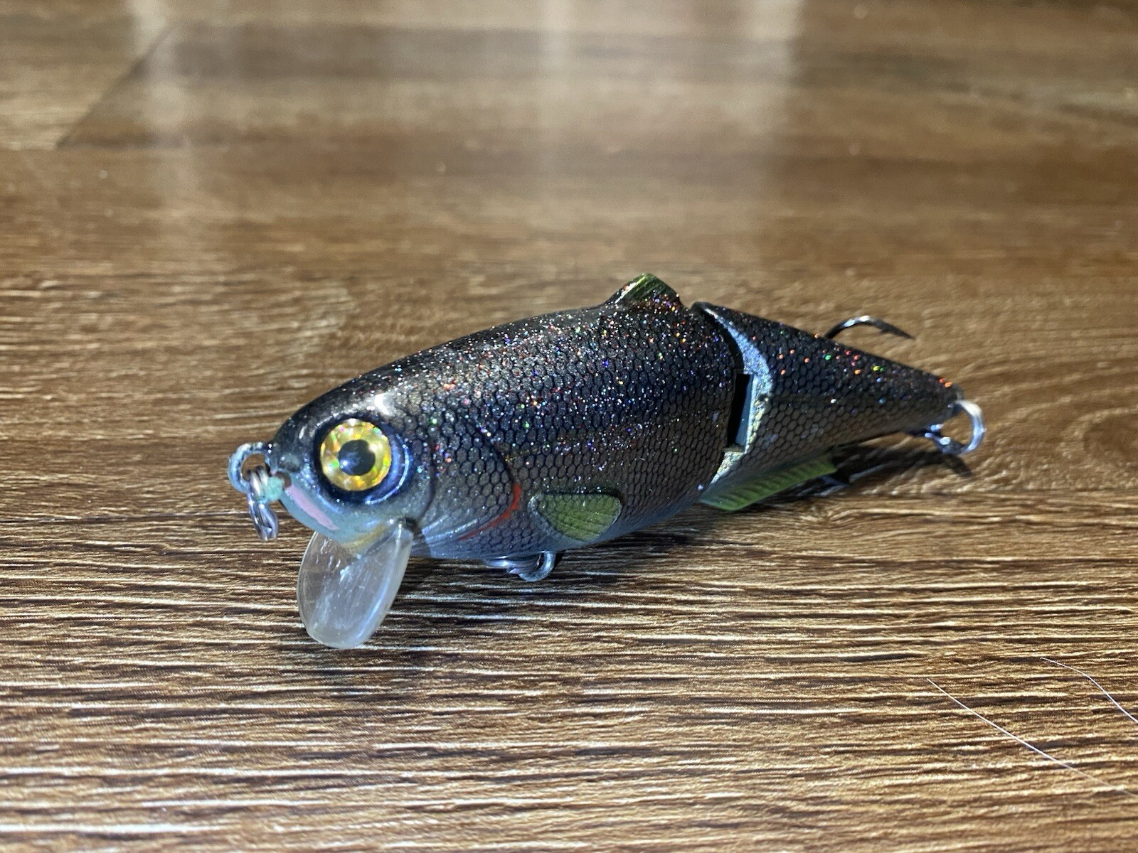 (2) Custom Painted Strike King- King Shad - Image 2