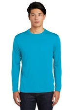 Sport-Tek Men's Long Sleeve Performance Moisture Wicking T-Shirt M-ST350LS