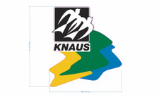 Knaus Sport Traveller Aufkleber, Knaus aufkleber, Print, 550x490mm x2