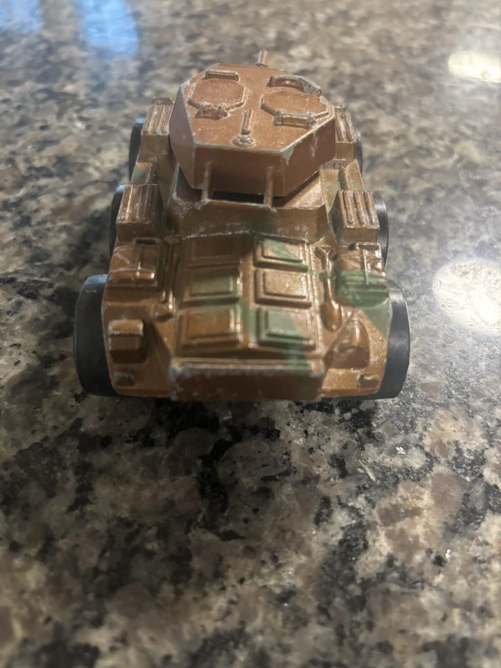Vintage Military Tank Die-cast Tootsie Toy Armored Car Tank - Image 4 of 4