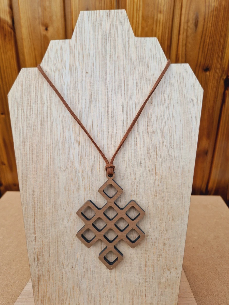 Laser cut wood best sale necklace
