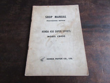 Honda CB450 K K0 Super sports 1965 Shop repair manual Provisional Edition RARE