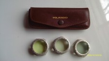 VTG POLAROID CAMERA FILTER KIT 541-HALF STEP , YELLOW POLARIZER with CASE