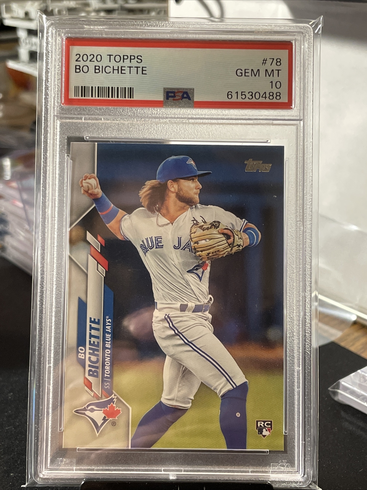 PSA 10 Gem Mint BO BICHETTE 2020 Topps Series 1 RC Rookie #78