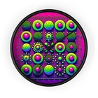 New ListingHome Decor Wall Clock Memphis Pop Art Petri Dish
