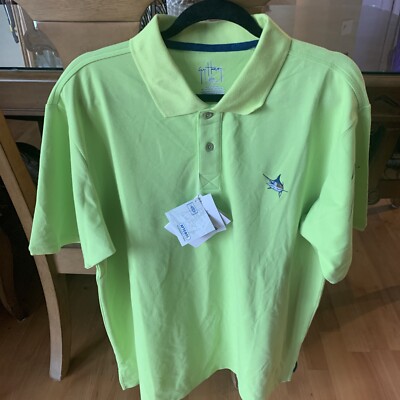 Guy Harvey AFICO Button Up Shirt Marlin Swordfish Men Size Large Retails 59.99