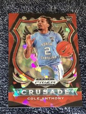 2020-21 Panini Prizm Draft Red Ice RC Crusade Cole Anthony #89 Orlando Magic