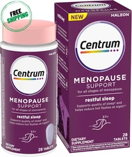 Centrum Restful Sleep Menopause Support Tablets 28 Count