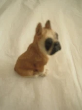 BOXER DOG FIGURINE  STONE CRITTER MINI 