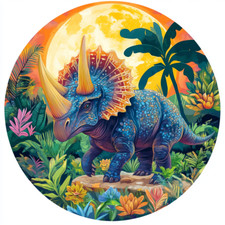 XXL 30X30 Car Sticker Triceratops Decal