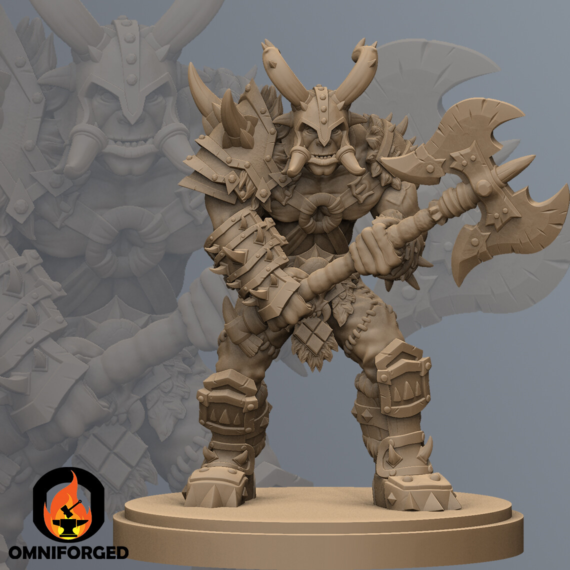 Mag'Har Orc Warrior Warcraft Miniature 3D Printed Figure | eBay