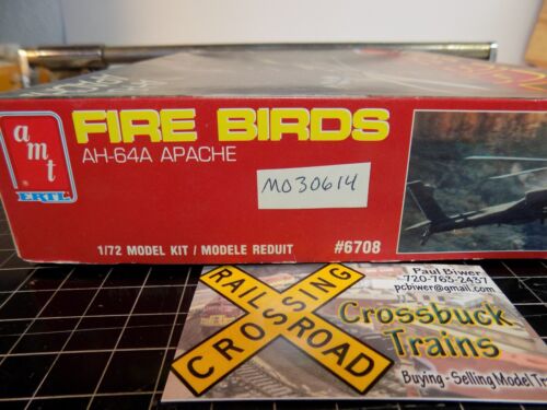 AMT 6708 1:72 AH-64A Apache Elicottero USArmy KIT (M030614) - Foto 11 di 11