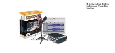 M-Audio Podcast Factory Professional Podcasting Solution