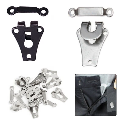 TABLE-CLOTH-UK Hook And Bar Eye Fastener Trouser Skirt Pant Waist Extender Tailor Dress Maker