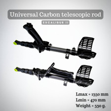 Asta telescopica in carbonio per Minelab Excalibur I/II Shaft Rod