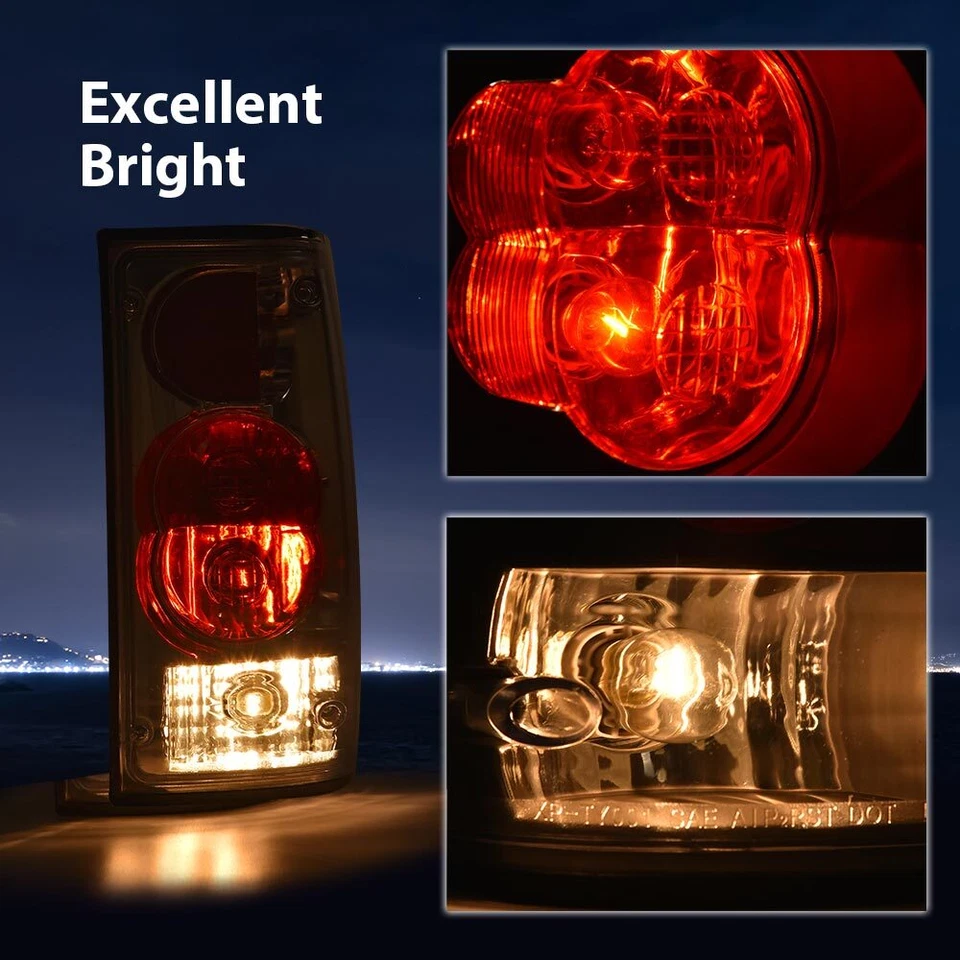 Luces traseras transparentes para camioneta Toyota 1989-1995 luces izquierda+derecha mercado de accesorios Foto 4 de 4