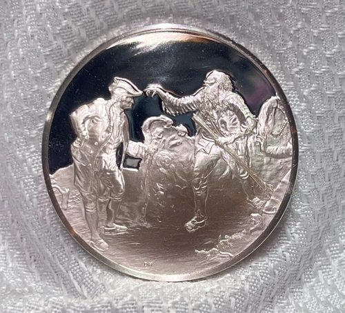 1979 FM Sterling Silver 31.13 Grams Proof Return Of Rip Van Winkle John Quidor