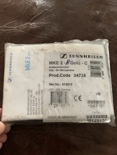 Sennheiser MKE 2-5 Gold-C Condenser Lavalier Microphone XLR Ships From