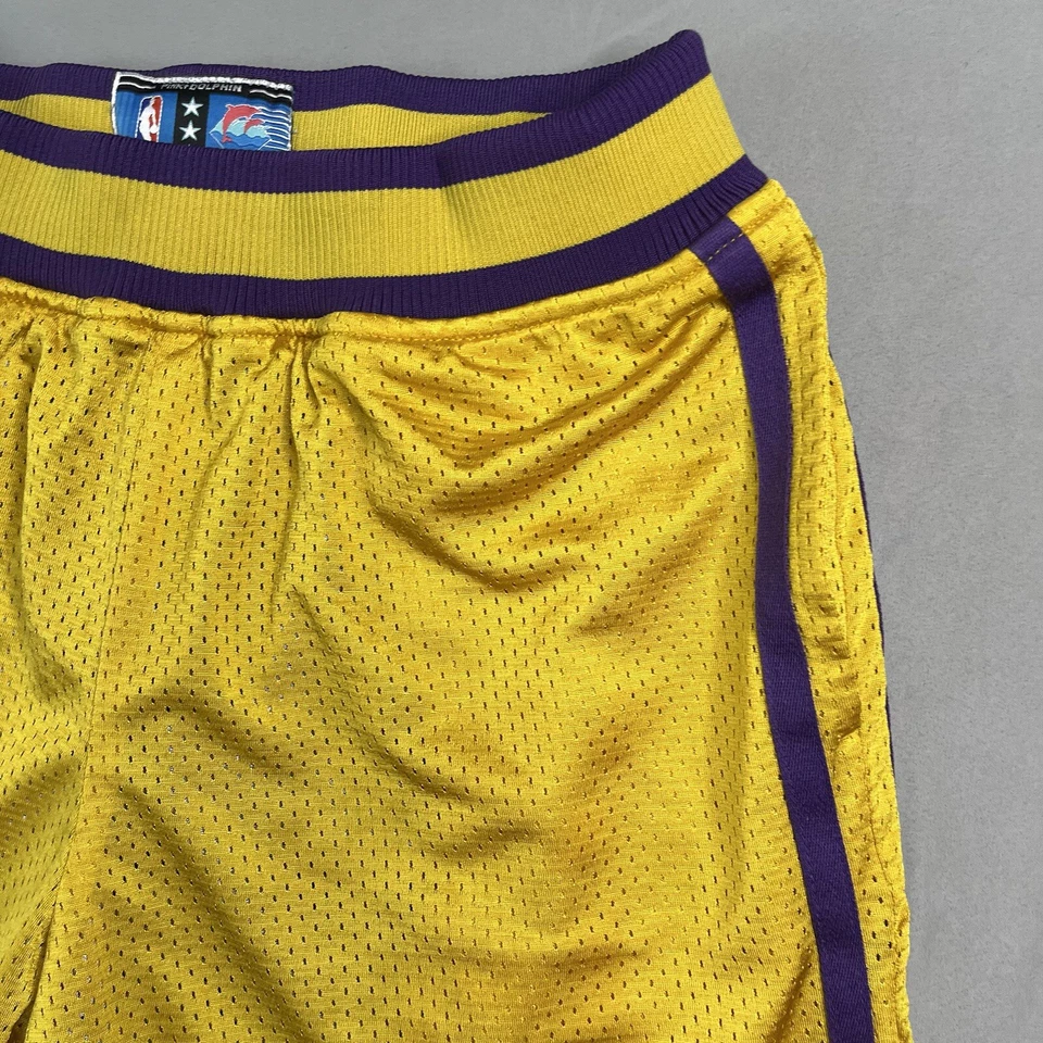 Pantalones Cortos de Baloncesto Pink Dolphin X Lakers Para Hombre Pequeños ~27” Dorado Púrpura Camuflados Foto 2 de 4