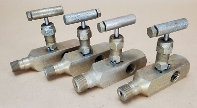 AGCO Anderson Greenwood Gauge Needle Valve M5HC-44 2-2165 9 1/2'' LOT of 4