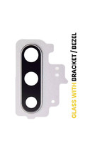 Back Camera Lens With Bracket / Bezel For Samsung Galaxy Note 10 Silver 