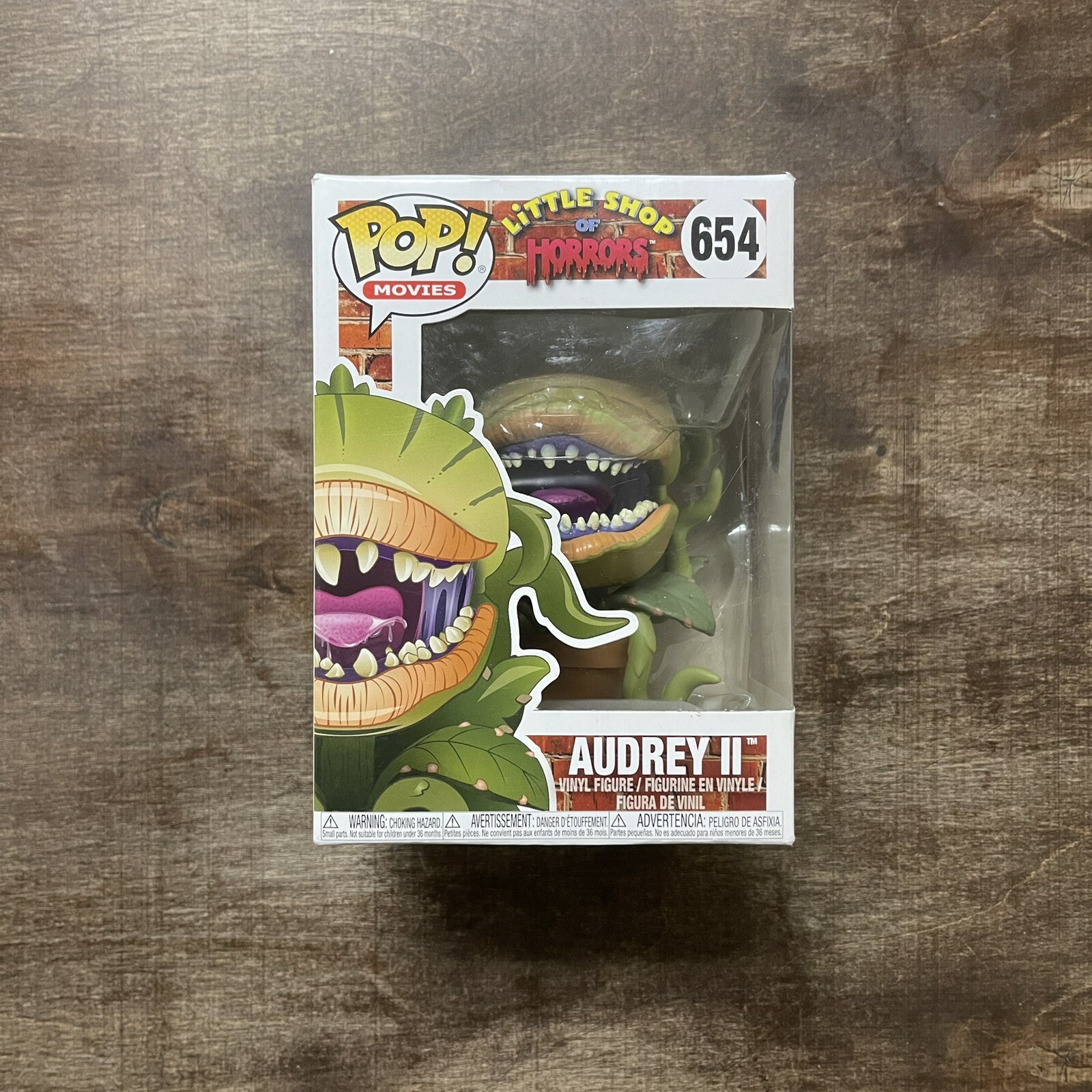 Figura De Vinilo Funko Pop Audrey Ii Chase Little Shop Of Horrors #654
