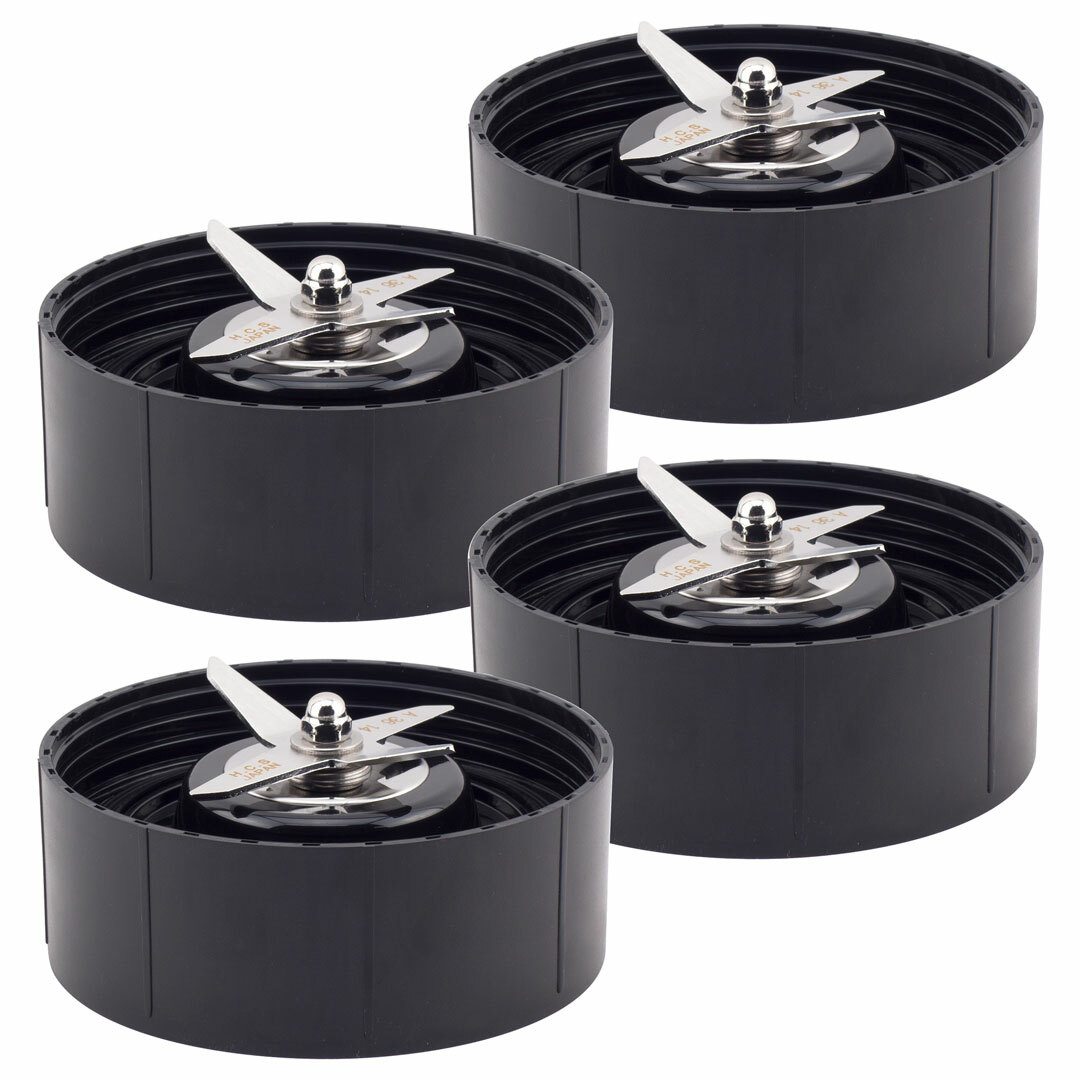 4 Pack Extractor Blade Replacement Parts for NutriBullet RX N17-1001 1700-Watt