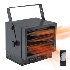 Comfort Zone 7,500 Watt, 240 Volt Industrial Ceiling Mounted Heater with Remote