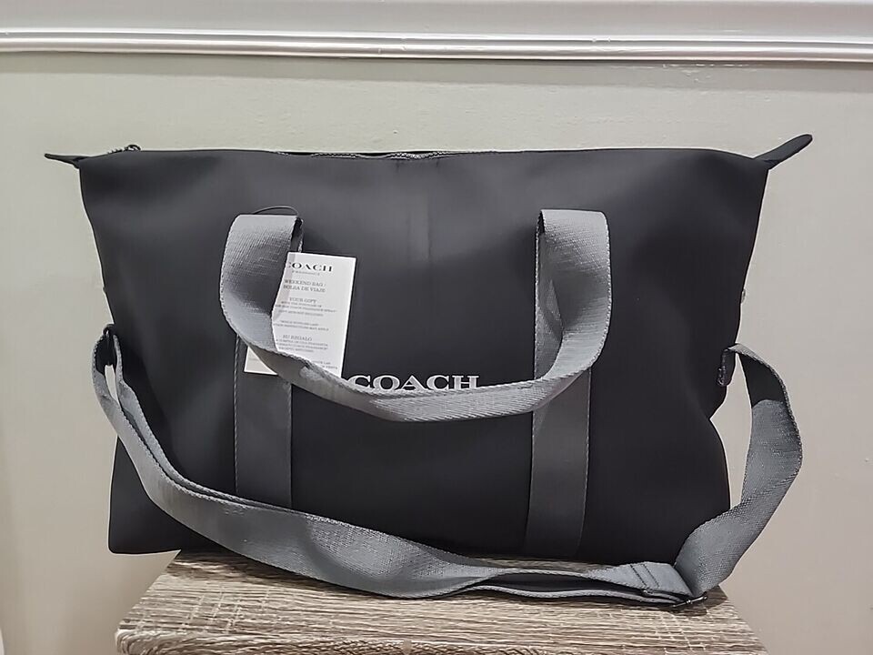 Coach Unisex Expandable Weekender Duffle Gym Travel