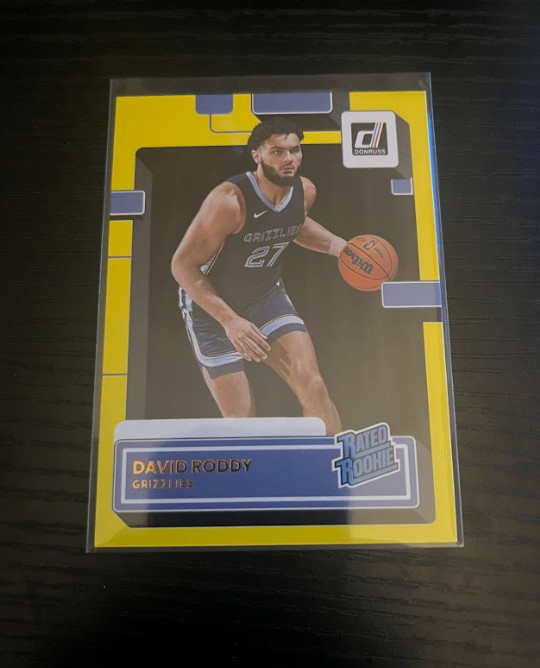 2022 Donruss David Roddy Rookie Holo Laser 57/149 #223 Grizzlies