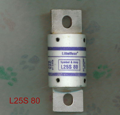 LITTELFUSE L25S80 FUSE L25S 80  250 VOLT 80 AMP  
