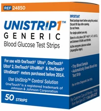UNISTRIP STRIPS 5 BOXES OF 50 (250 Count)