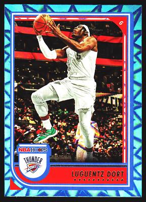 Luguentz Dort Teal Explosion 2022-23 Panini Hoops Oklahoma City Thunder