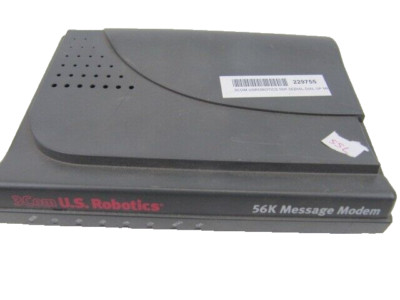 3COM ODEM DIAL-UP SERIAL 56K Retro Vintage USROBOTICS Dial Up