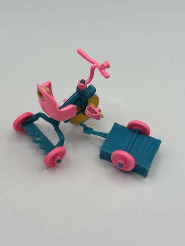 1967 Mattel Liddle Kiddles Trikediddle Tricycle : Both pedals, Wheel, And Cart - Picture 5 of 8