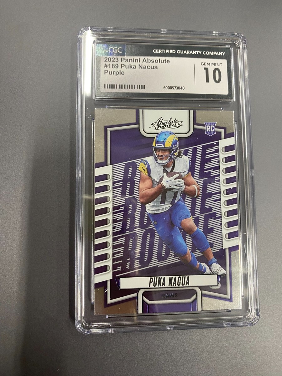 PUKA商品 2023 Panini Absolute - Rookies Puka Nacua #189 Purple (RC) for