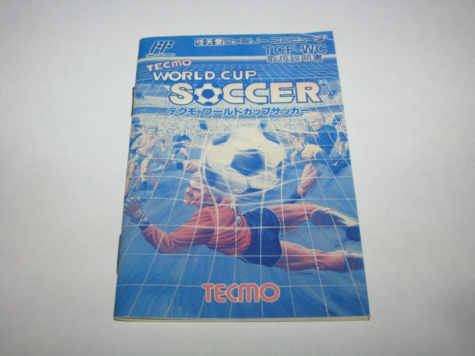 Manual de repuesto Tecmo Copa Mundial de Fútbol Famicom Japón NES vendedor de EE. UU.