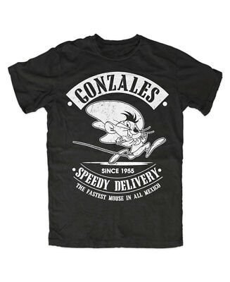 Gonzales Delivery T-Shirt Kult 80er Fun Oldschool Maus Mexico Arriba Comic Con