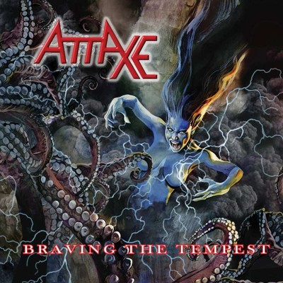ATTAXE- Braving The Storm LIM.BLACK VINYL us metal JUAN RICARDO wretch SUNLESS S
