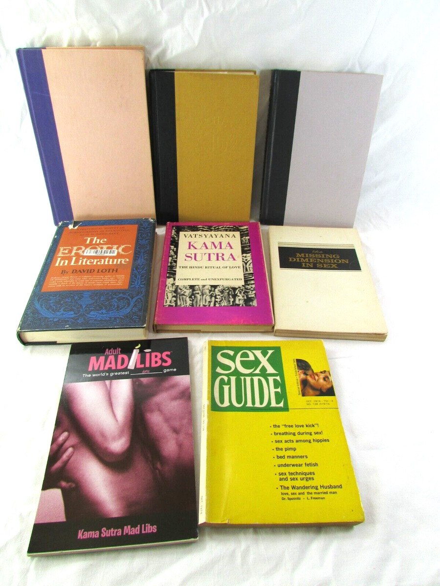 VINTAGE Adult Sexual Subjects Novels Mixed Titles From Various Years (Lot of 8) eBay