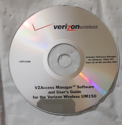Vzaccess Verizon Wireless VZAccess Manager Software & User's Guide VZP1008 UM150 ...