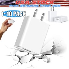 Universal 5V 1A US Plug USB AC Wall Charger Power Adapter For Smart Phone Lot