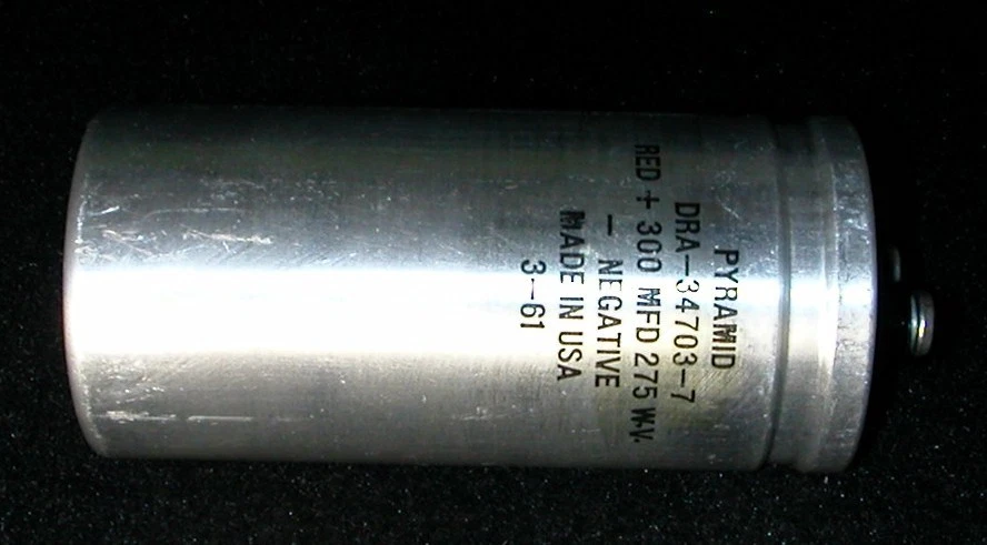 New Electrolytic Capacitor PYRAMID 300MFD/UF 275V DC - Image 2 of 2